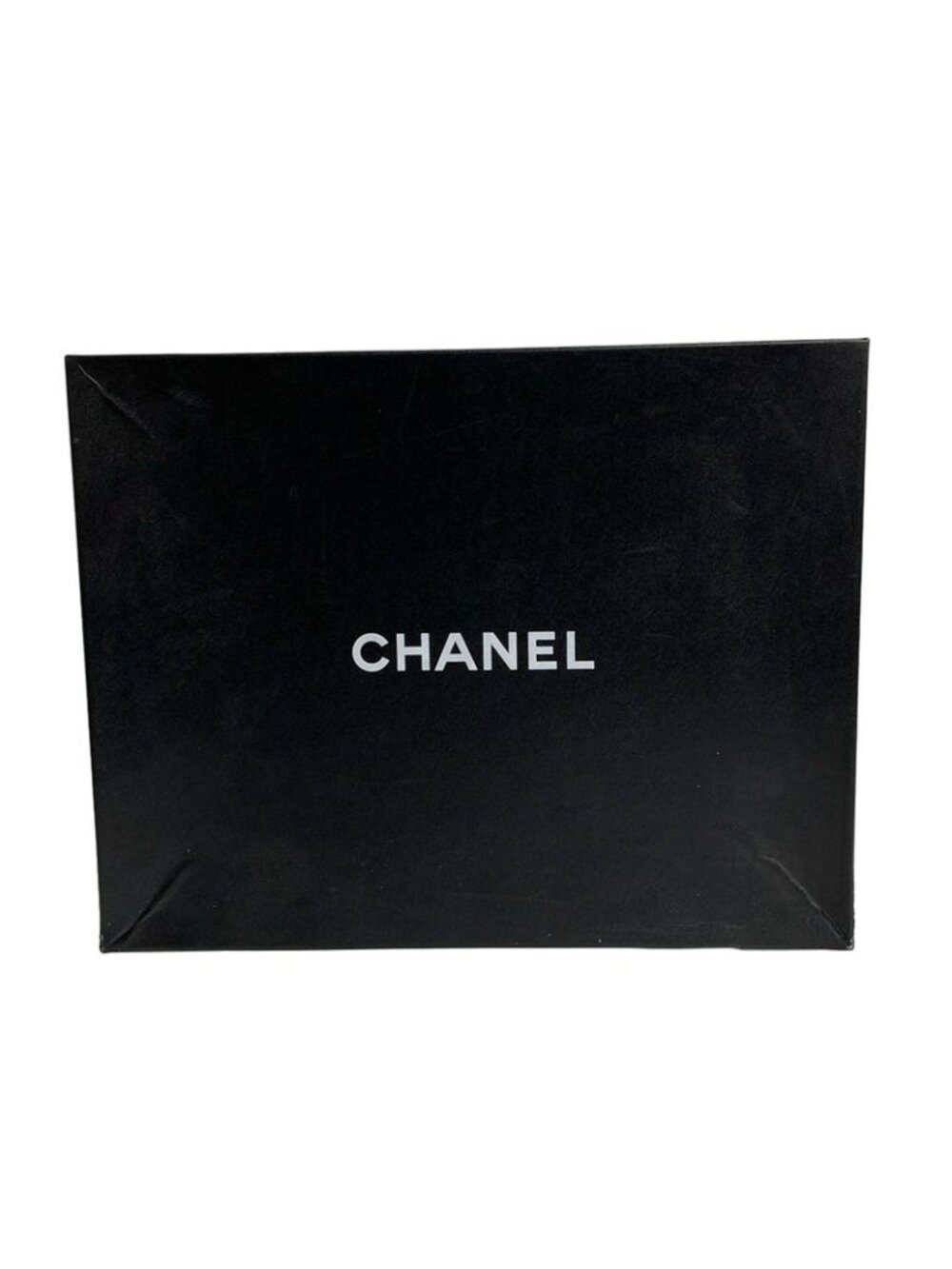 Chanel Sneakers 36.5 Dark Navy Dark Brown White Tweed High Cut Cotton - Picture 9 of 9